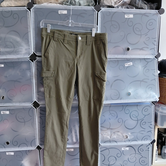 Express Khaki Green Trousers - Picture 1 of 3
